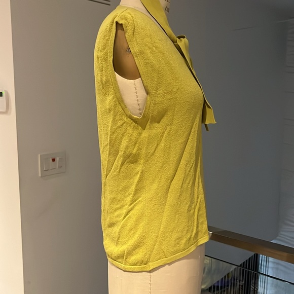 kenzie sleeveless knit top with skinny tie - Picture 4 of 7